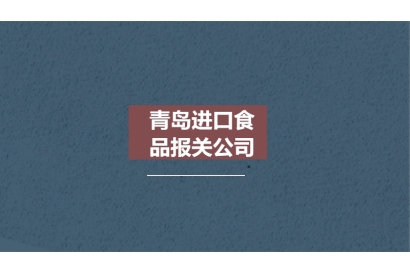 青島進(jìn)口食品報關(guān)公司一般貿(mào)易服務(wù)